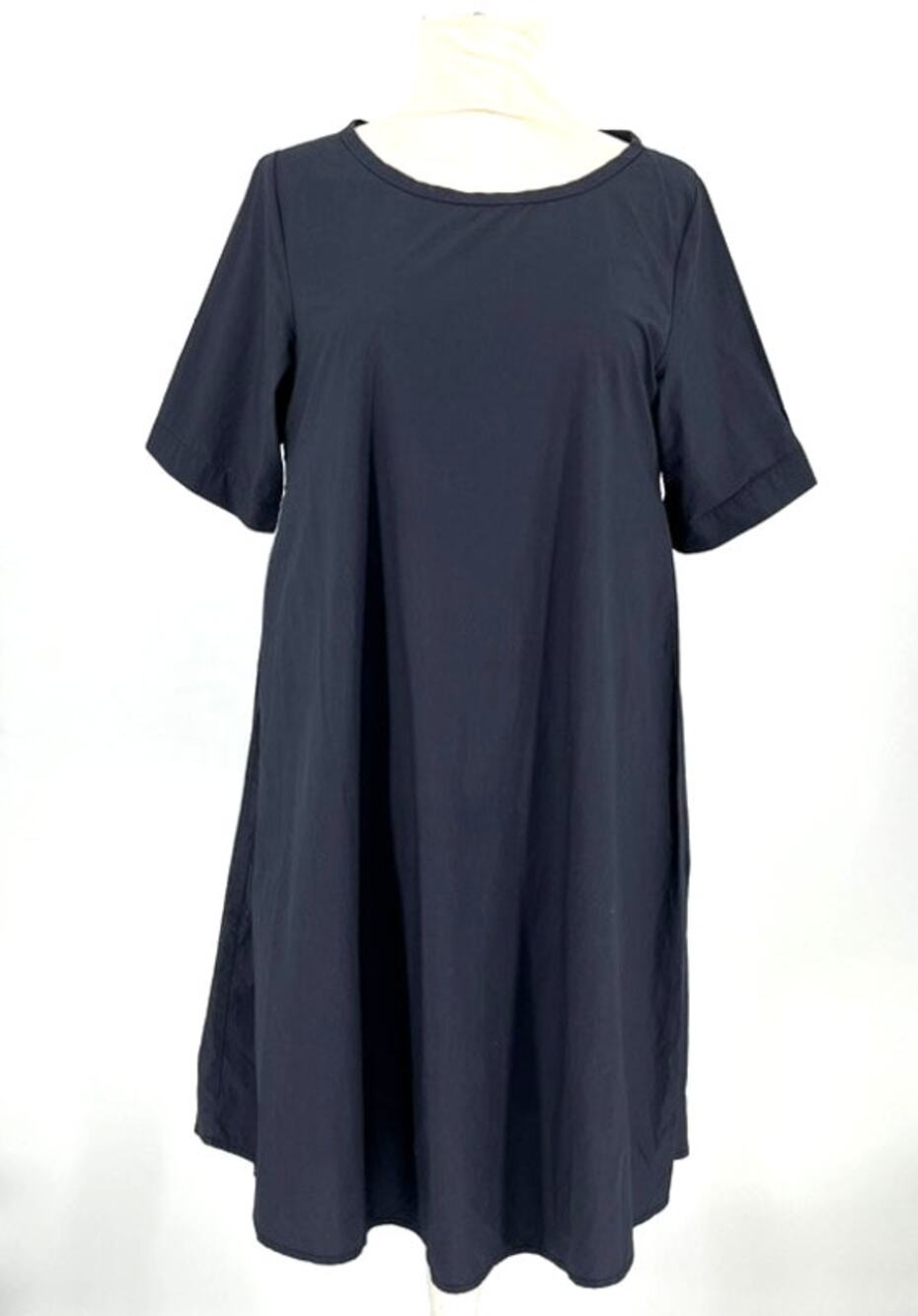 ottod'Ame Dress Italian Cotton Size 4 Blue Oversized Shift